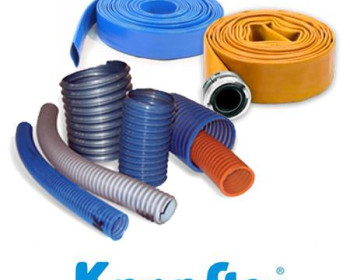 Para serviços leves, utilize a mangueira Kanaflex flexível KML azul transparente disponíveis em diâmetro de 3/4, 1, 1 1/4, 1 1/2, 2 e 2 1/2