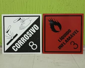 Encontre aqui placas para emergência NBR 9735 para transporte de produtos químicos atualizado nas normas NBR 9735 e NBR 15071 à pronta entrega !!!