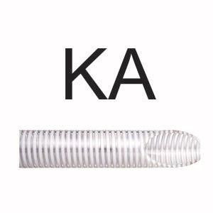 A mangueira Kanaflex flexível KA é transparente com espiral branco, sendo indicada para uso em lugares onde o equipamento tem que ser atóxico. Todos os produtos da Kanaflex têm garantia de uma marca que investe em tecnologia e certificações.