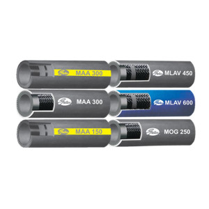 A mangueira Gates MAA 150 aguenta pressão elevada por ser fabricada de borracha selecionada. A mangueira tem um diferencial que só a Gates consegue, que é no composto da borracha sintética, realizado por meio de avanços tecnológicos de estudos em laboratório e em campo, sendo desenvolvido a melhor mistura para fazer uma mangueira que resiste à abrasão, ozônio e ataques de produtos agressivos.