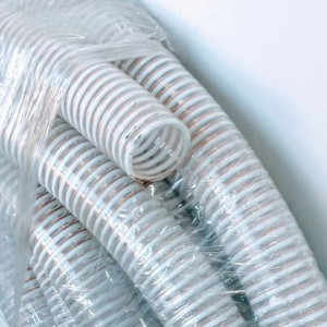 A mangueira Kanaflex flexível KEF é atóxica e super flexível nas funções de abastecimento e sucção. A Kanaflex KEF é transparente com espiral branco e fio antiestático em cobre entre a parede, evitando a eletricidade estática.

