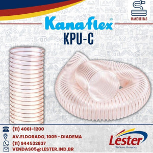 A mangueira PU cobreada é reforçada com arame cobreado ou zincado para estruturação e com material flexível em poliuretano. No entanto, por ser transparente e possível a visualização do material conduzido internamente.