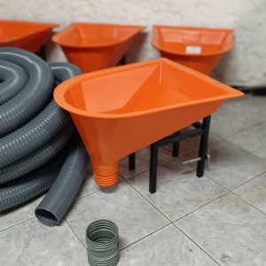 Encontre aqui na Lester o Funil para argamassa, equipamento que agiliza o transporte vertical auxiliando o revestimento da sua fachada !!! Televendas 11 4061-1200