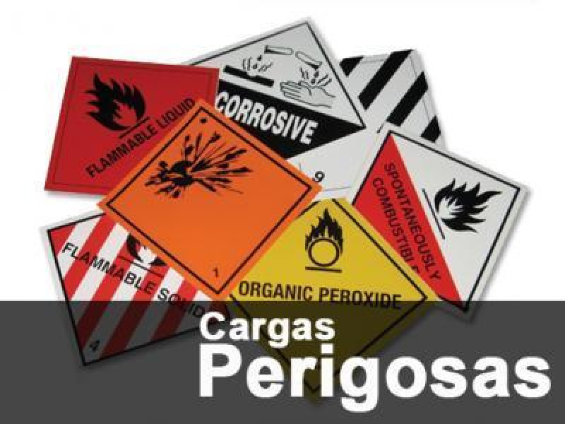 placas para transporte de produtos perigosos