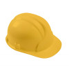 O capacete amarelo MSA é um equipamento de segurança utilizado para proteger a cabeça do trabalhador em atividades que apresentam risco de queda de objetos ou impactos na cabeça.