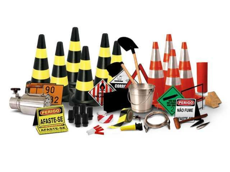 Kit de emergência para transporte produtos perigosos NBR 9735