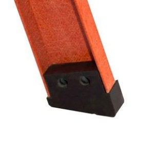 A Sapata para escada de borracha foi desenvolvida para acabamento e evitar o deslizamento de escadas ao serem utilizadas, com a superfície antiderrapante mantém suas características.