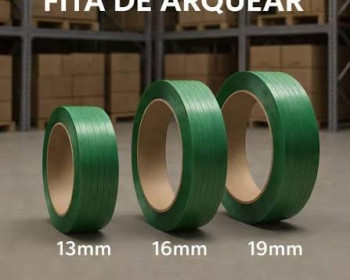 Fita de arquear PET 13 mm Encontre ofertas imperdíveis de Fita de arquear PET 13, 16 e 19 mm e acessórios para embalagens em geral !!!